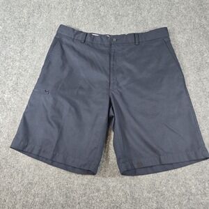 PGA Tour Shorts Men 36 Navy Blue Golf Outdoor‎ Lightweight 9" inseam Read